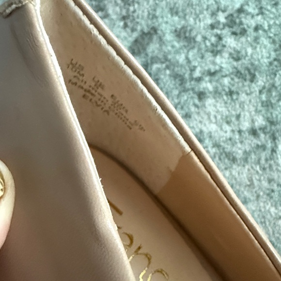 Franco Sarto Elvia Beige Leather Pumps - Picture 3 of 5